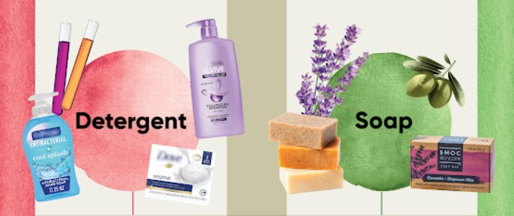 Soap vs Detergent: Infographic