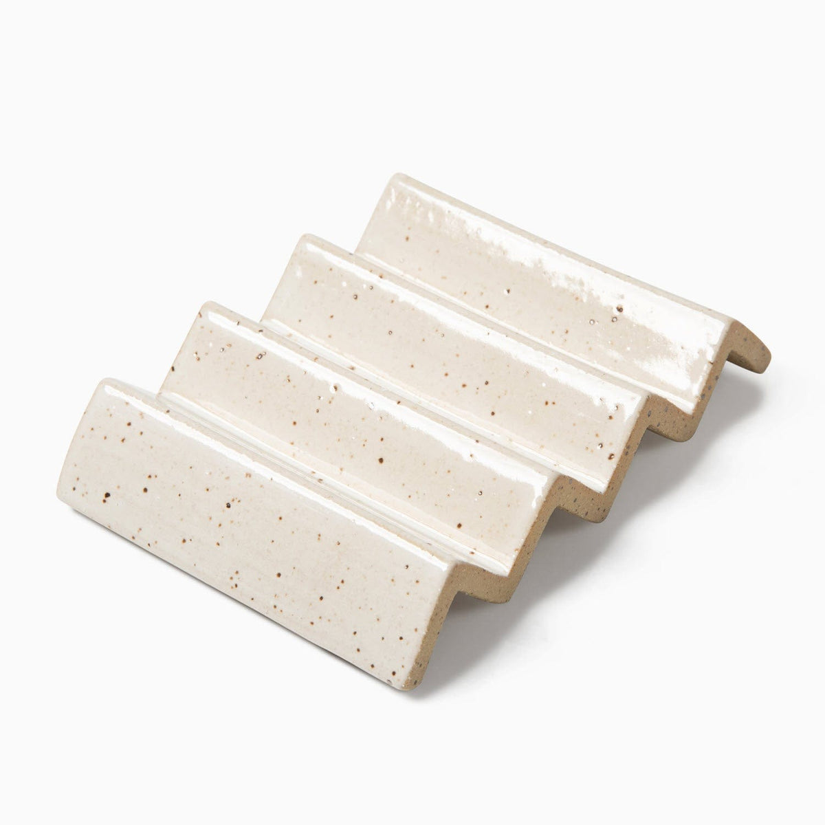 Ceramic Soap Dish - Rectangle - with Soap Saver Bag